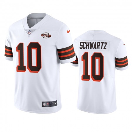 Cleveland Browns #10 Anthony Schwartz Nike 1946 Collection Alternate Vapor Limited NFL Jersey - White