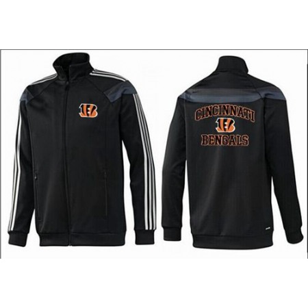 NFL Cincinnati Bengals Heart Jacket Black_2