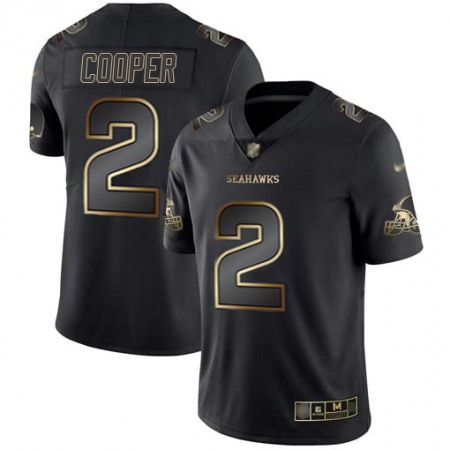 Nike Browns #2 Amari Cooper Black/Gold Men's Stitched NFL Vapor Untouchable Limited Jersey