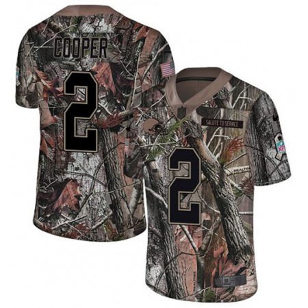 Nike Browns #2 Amari Cooper Camo Men's Stitched NFL Limited Rush Realtree Jersey