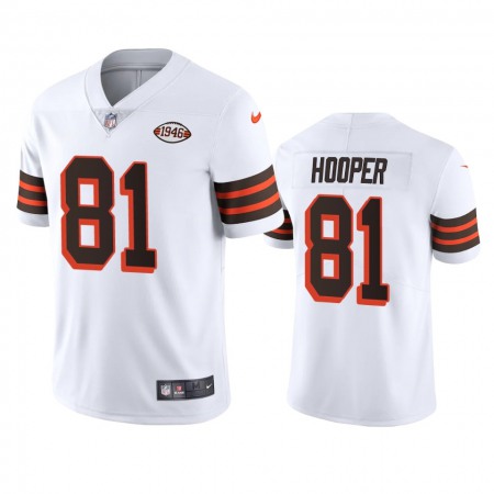 Cleveland Browns #81 Austin Hooper Nike 1946 Collection Alternate Vapor Limited NFL Jersey - White