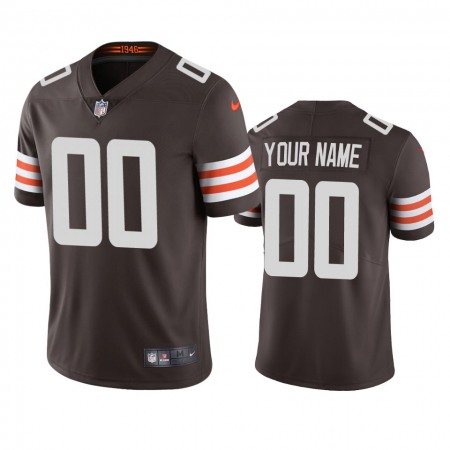 Cleveland Browns Custom Men's Nike Brown 2020 Vapor Limited Jersey