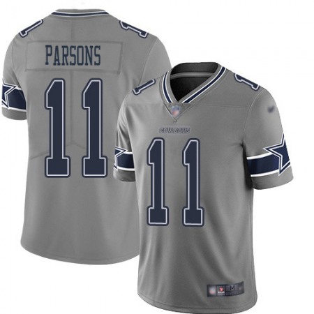 Nike Cowboys #11 Micah Parsons Gray Men's Stitched NFL Limited Inverted Legend Jersey