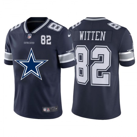 Dallas Cowboys #82 Jason Witten Navy Blue Men's Nike Big Team Logo Player Vapor Limited NFL Jersey