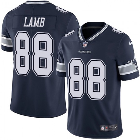 Nike Cowboys #88 CeeDee Lamb Navy Blue Team Color Men's Stitched NFL Vapor Untouchable Limited Jersey