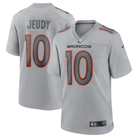 Denver Broncos #10 Jerry Jeudy Nike Men's Gray Atmosphere Fashion Game Jersey