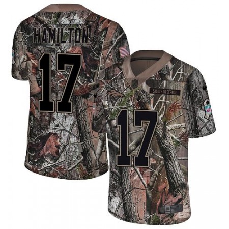 Nike Broncos #17 DaeSean Hamilton Camo Men's Stitched NFL Limited Rush Realtree Jersey