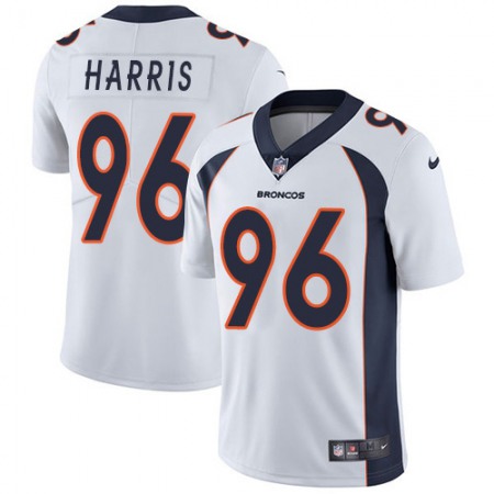 Nike Broncos #96 Shelby Harris White Men's Stitched NFL Vapor Untouchable Limited Jersey