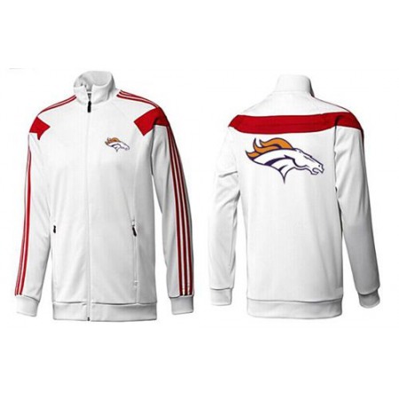 NFL Denver Broncos Team Logo Jacket White_2