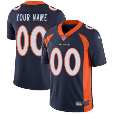 Nike Denver Broncos Customized Navy Blue Alternate Stitched Vapor Untouchable Limited Youth NFL Jersey