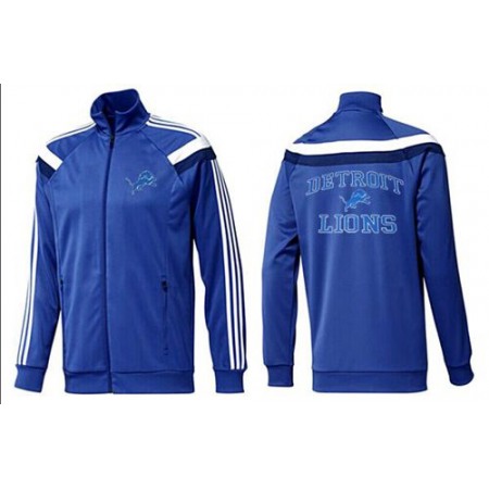 NFL Detroit Lions Heart Jacket Blue_3