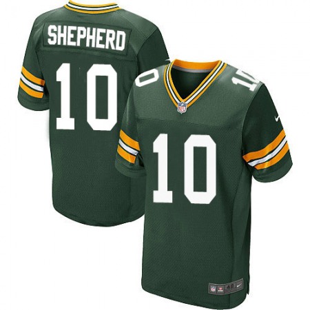 Nike Packers #10 Darrius Shepherd Green Team Color Men's Stitched NFL Vapor Untouchable Elite Jersey