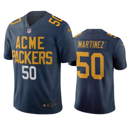 Green Bay Packers #50 Blake Martinez Navy Vapor Limited City Edition NFL Jersey