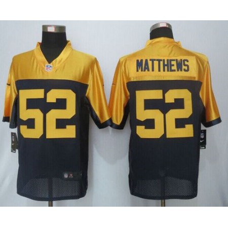 Nike Packers #52 Clay Matthews Navy Blue Alternate Men's Stitched NFL New Limited Jersey