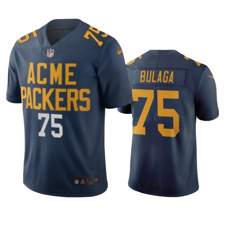 Green Bay Packers #75 Bryan Bulaga Navy Vapor Limited City Edition NFL Jersey