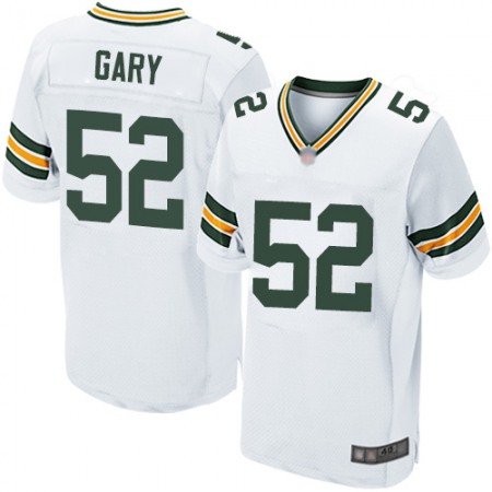 Nike Packers #52 Rashan Gary White Men's Stitched NFL Elite Jersey