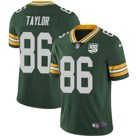 Nike Packers #86 Malik Taylor Green Team Color Men's 100th Season Stitched NFL Vapor Untouchable Limited Jersey