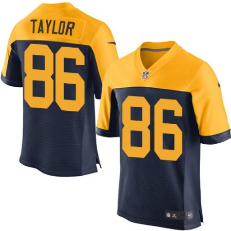 Nike Packers #86 Malik Taylor Navy Blue Alternate Men's Stitched NFL New Elite Jersey