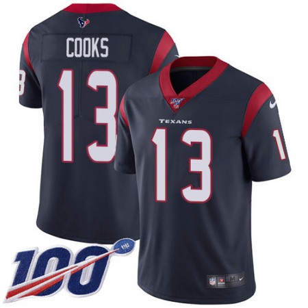 Nike Texans #13 Brandin Cooks Navy Blue Team Color Men's Stitched NFL 100th Season Vapor Untouchable Limited Jersey