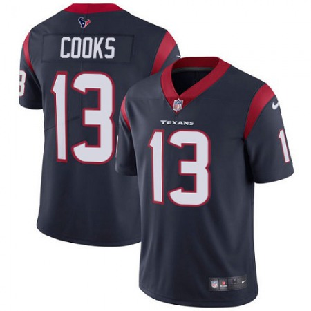 Nike Texans #13 Brandin Cooks Navy Blue Team Color Men's Stitched NFL Vapor Untouchable Limited Jersey