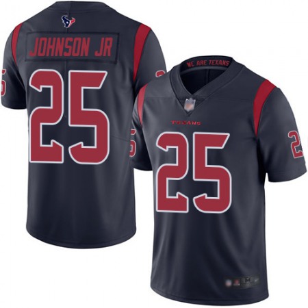 Nike Texans #25 Duke Johnson Jr Navy Blue Men's Stitched NFL Limited Rush Jersey