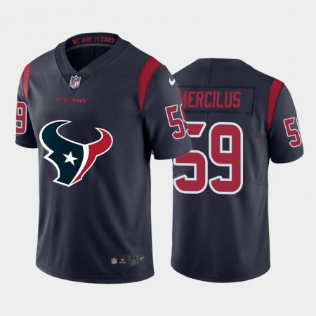 Houston Texans #59 Whitney Mercilus Navy Blue Men's Nike Big Team Logo Vapor Limited NFL Jersey