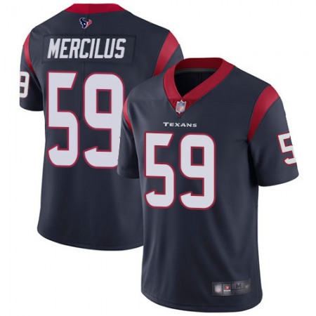 Nike Texans #59 Whitney Mercilus Navy Blue Team Color Men's Stitched NFL Vapor Untouchable Limited Jersey