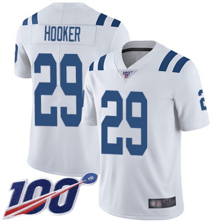 Nike Colts #29 Malik Hooker White Men's Stitched NFL 100th Season Vapor Limited Jersey