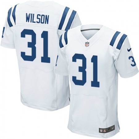 Nike Colts #31 Quincy Wilson White Men's Stitched NFL Elite Jersey