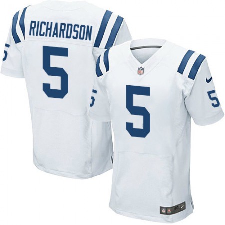 Nike Colts #5 Anthony Richardson White Men's Stitched NFL Elite Jersey