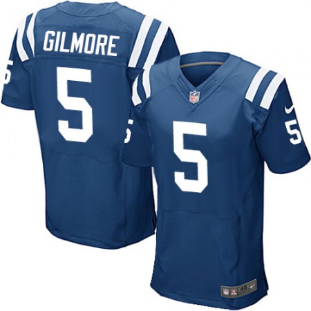 Nike Colts #5 Stephon Gilmore Royal Blue Team Color Men's Stitched NFL Vapor Untouchable Elite Jersey