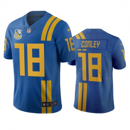 Jacksonville Jaguars #18 Chris Conley Royal Vapor Limited City Edition NFL Jersey