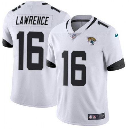 Nike Jaguars #16 Trevor Lawrence White Men's Stitched NFL Vapor Untouchable Limited Jersey