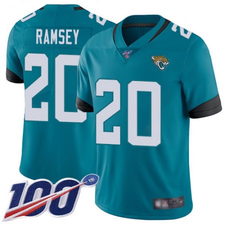 Nike Jaguars #20 Jalen Ramsey Teal Green Alternate Men's Stitched NFL 100th Season Vapor Limited Jersey