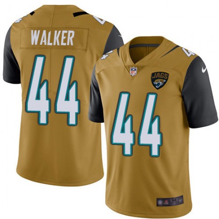 Nike Jaguars #44 Travon Walker Gold Men's Stitched NFL Limited Rush Jersey