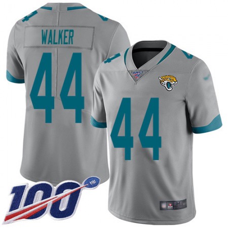 Nike Jaguars #44 Travon Walker Silver Men's Stitched NFL Limited Inverted Legend 100th Season Jersey