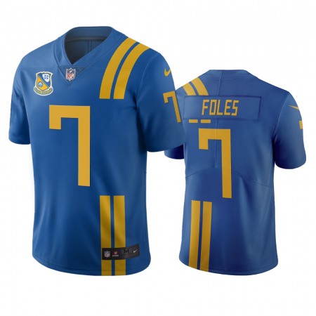 Jacksonville Jaguars #7 Nick Foles Royal Vapor Limited City Edition NFL Jersey