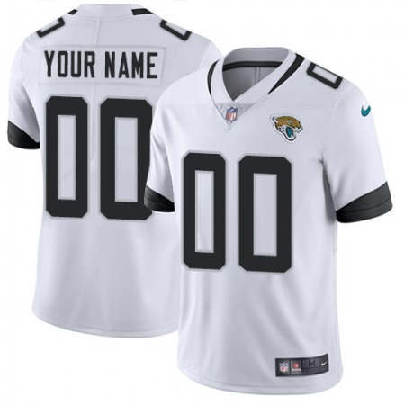 Nike Jacksonville Jaguars Customized White Stitched Vapor Untouchable Limited Men's NFL Jersey