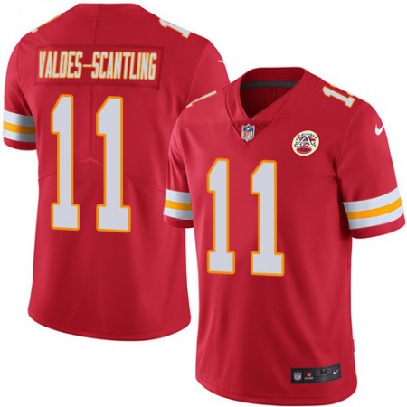 Nike Chiefs #11 Marquez Valdes-Scantling Red Team Color Men's Stitched NFL Vapor Untouchable Limited Jersey