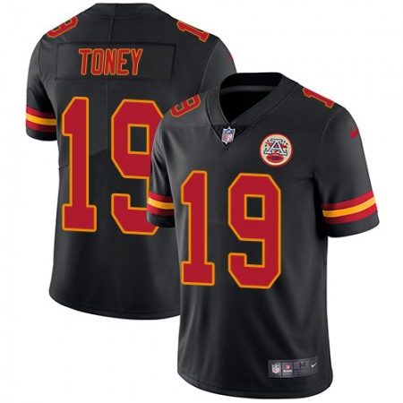 Nike Chiefs #19 Kadarius Toney Black Men's Stitched NFL Limited Rush Jersey