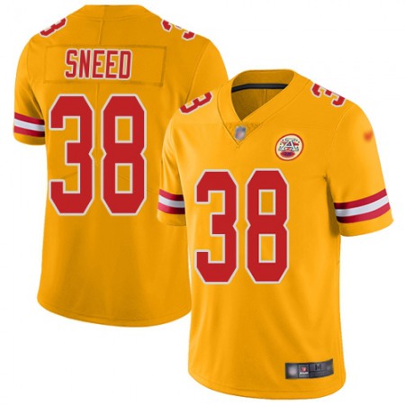 Nike Chiefs #38 L'Jarius Sneed Gold Men's Stitched NFL Limited Inverted Legend Jersey