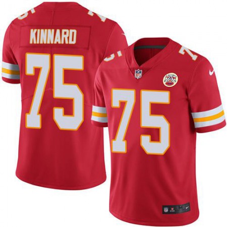 Nike Chiefs #75 Darian Kinnard Red Team Color Men's Stitched NFL Vapor Untouchable Limited Jersey