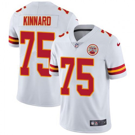 Nike Chiefs #75 Darian Kinnard White Men's Stitched NFL Vapor Untouchable Limited Jersey