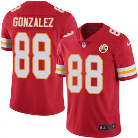 Nike Chiefs #88 Tony Gonzalez Red Team Color Men's Stitched NFL Vapor Untouchable Limited Jersey