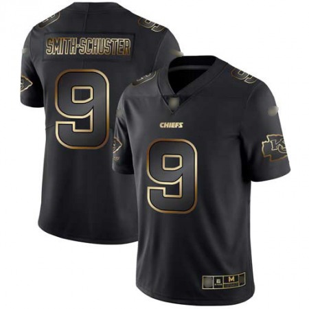 Kansas City Chiefs #9 JuJu Smith-Schuster Nike 2020 Salute To Service Limited Jersey Black