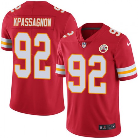 Nike Chiefs #92 Tanoh Kpassagnon Red Team Color Men's Stitched NFL Vapor Untouchable Limited Jersey