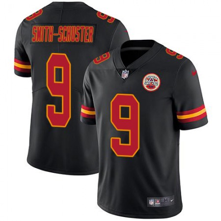 Nike Chiefs #9 JuJu Smith-Schuster Black Men's Stitched NFL Limited Rush Jersey