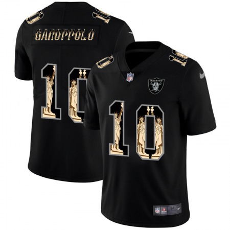 Las Vegas Raiders #10 Jimmy Garoppolo Nike Carbon Black Vapor Cristo Redentor Limited NFL Jersey