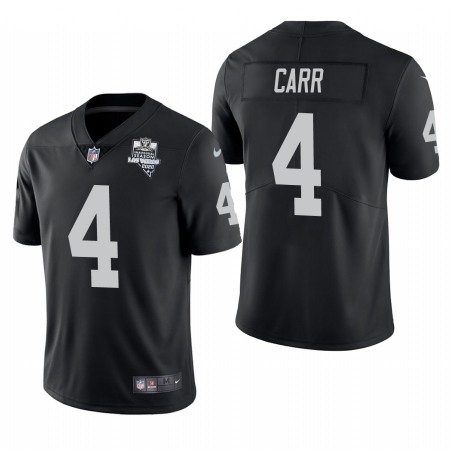 Las Vegas Raiders #4 Derek Carr Men's Nike 2020 Inaugural Season Vapor Limited NFL Jersey Black