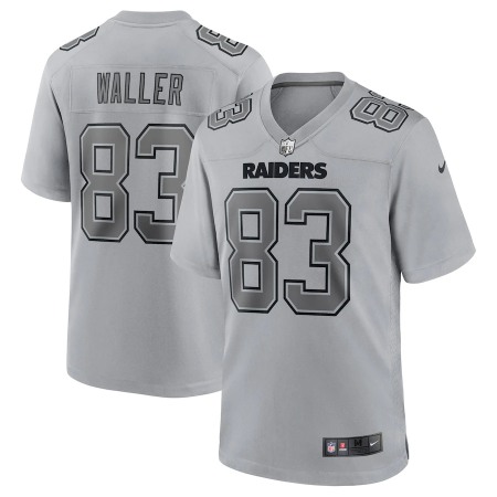 Las Vegas Raiders #83 Darren Waller Men's Gray Atmosphere Fashion Game Jersey